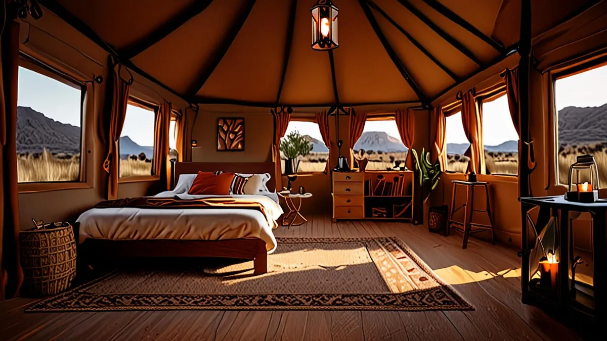 glamping tent