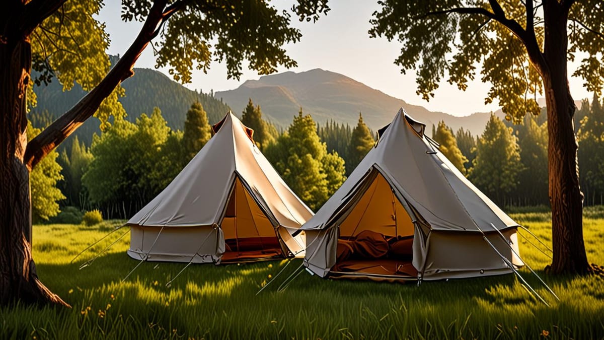 glamping tent
