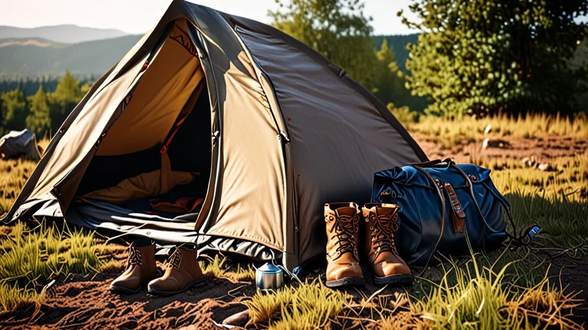 glamping trip packing
